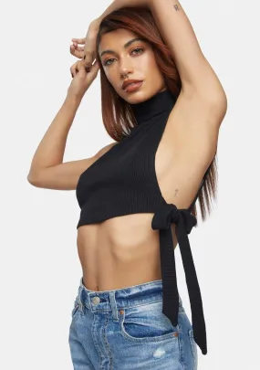 Please You Side Tie Crop Tank