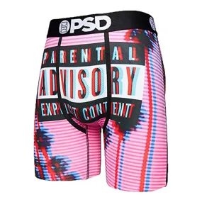 PSD Mens LA Parental Printed Boxer Brief Pink Underwear