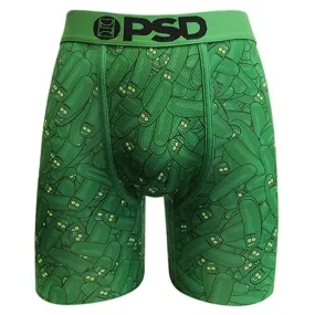 PSD Mens NBA Pickles Rick Morty Green Underwear - E21911001-GRN-L