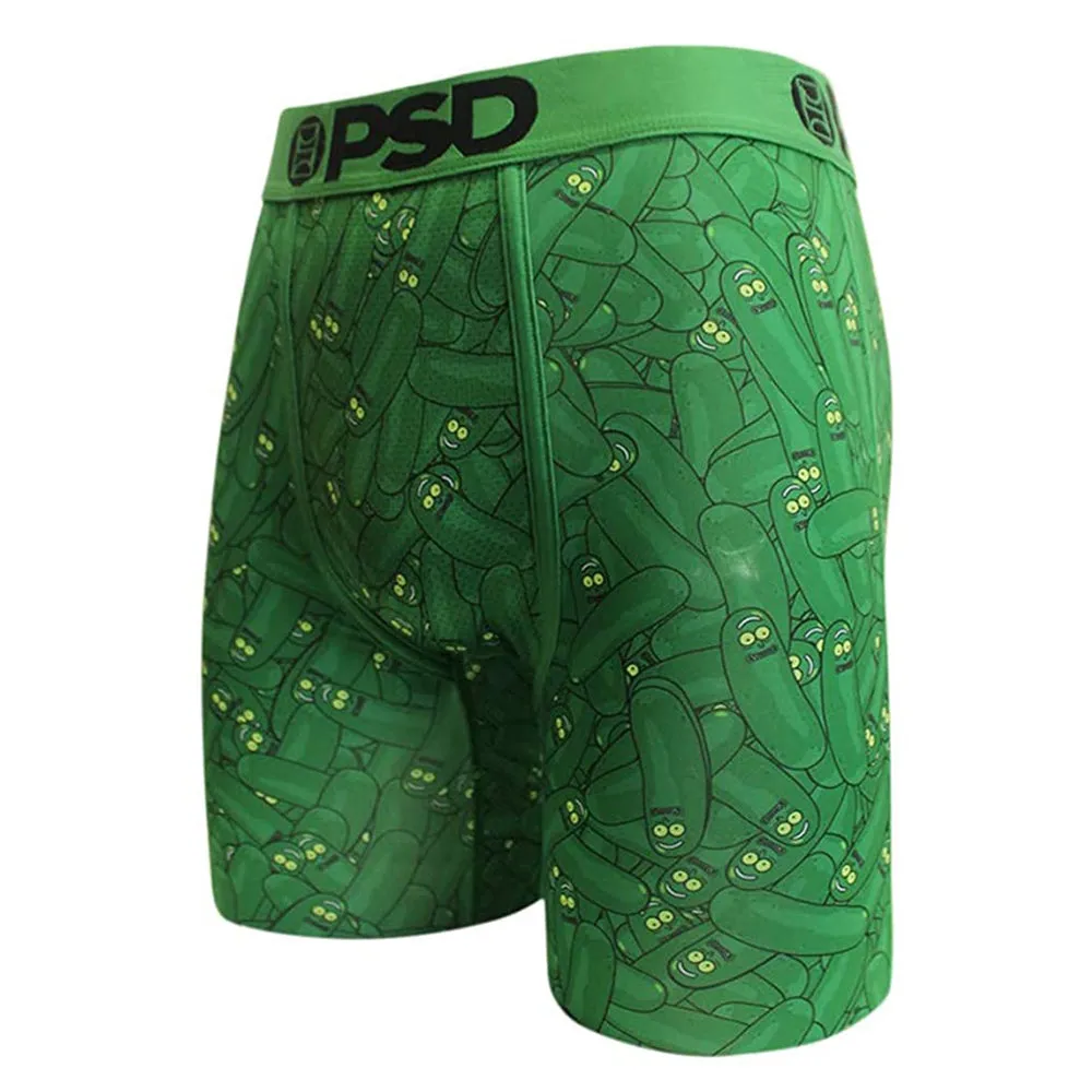 PSD Mens NBA Pickles Rick Morty Green Underwear - E21911001-GRN-L