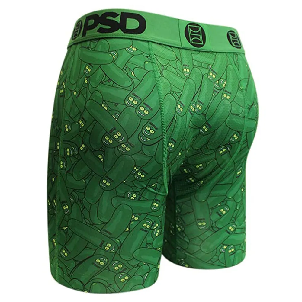 PSD Mens NBA Pickles Rick Morty Green Underwear - E21911001-GRN-L