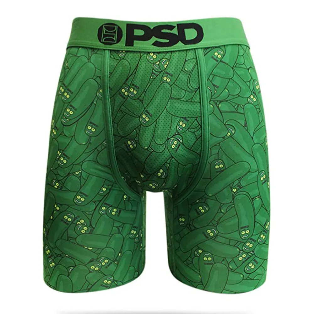 PSD Mens NBA Pickles Rick Morty Green Underwear - E21911001-GRN-XL