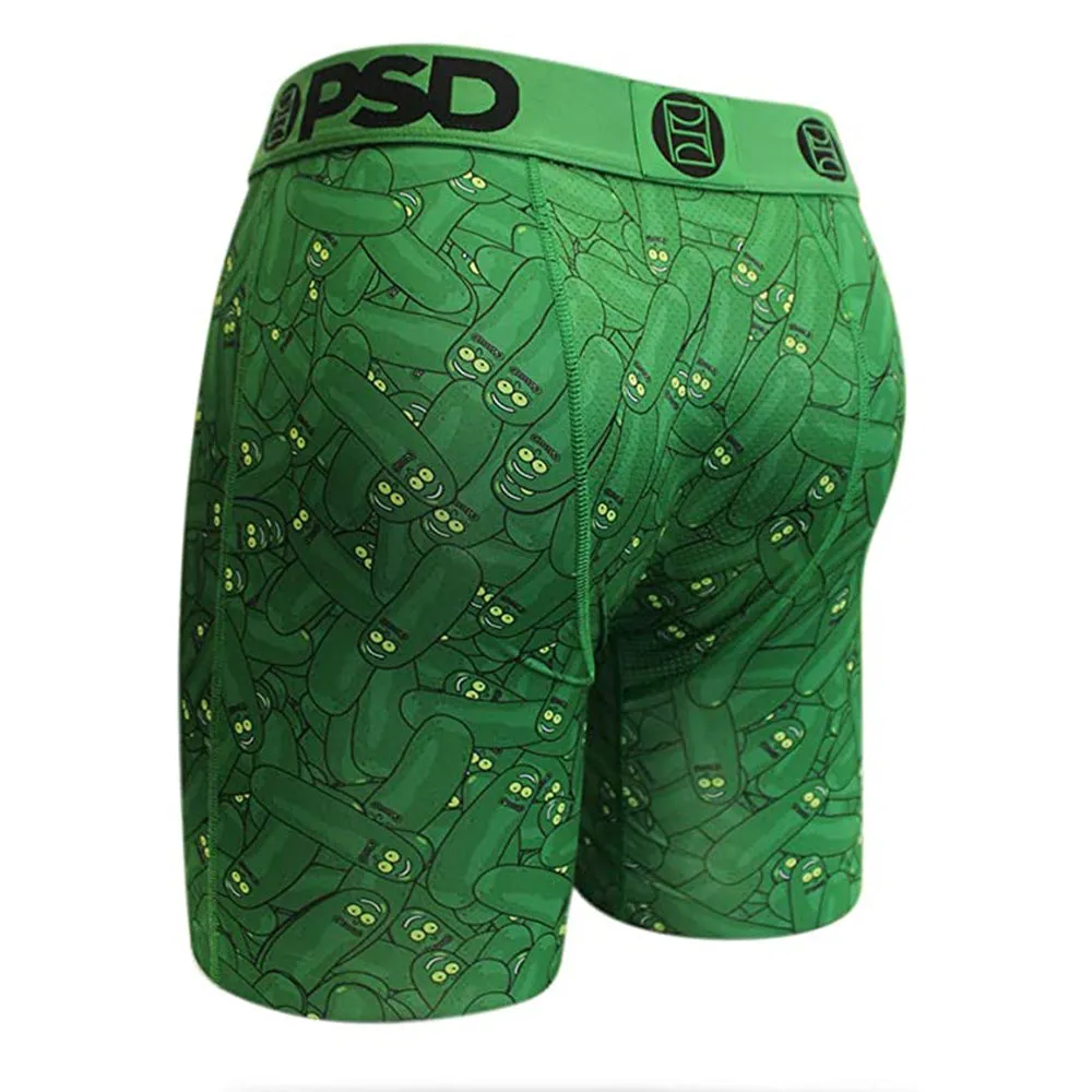 PSD Mens NBA Pickles Rick Morty Green Underwear - E21911001-GRN-XL