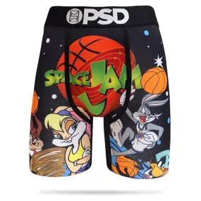 PSD Men's Space Jam Stretch Wide Band Boxer Brief Breathable Underwear