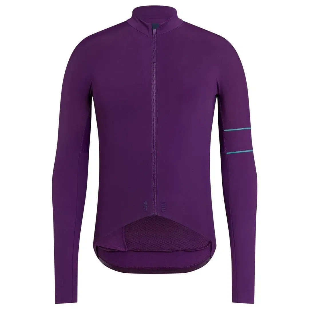 RAPHA Pro Team Thermal Long Sleeve Jersey - BBC Dark Purple