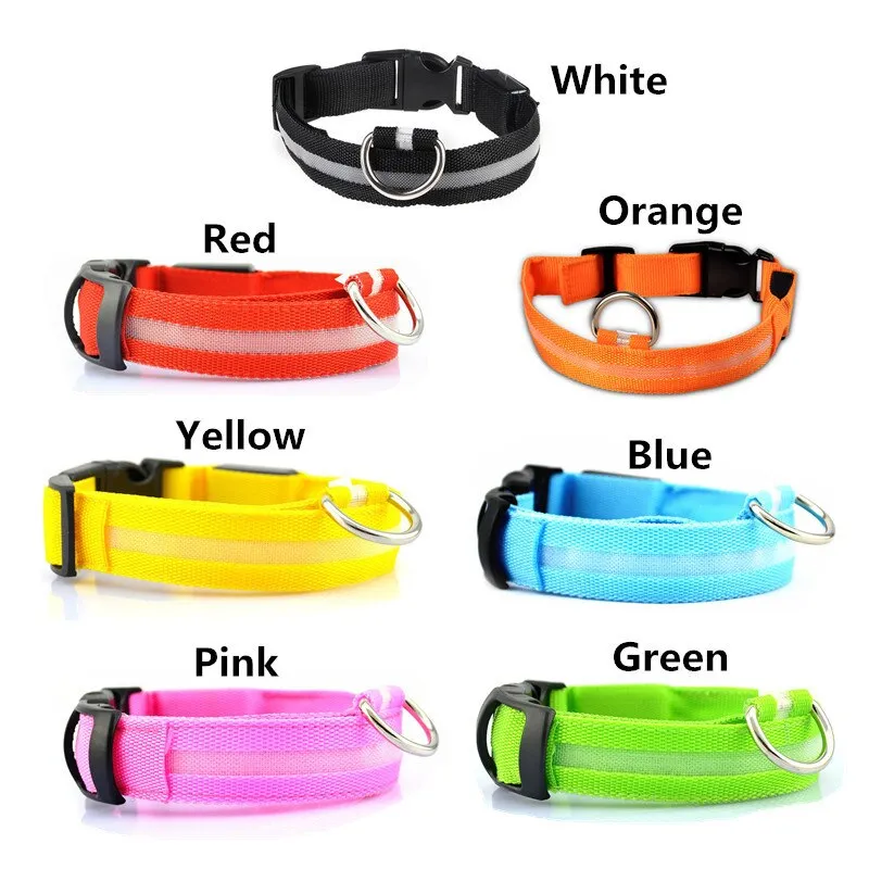 Rechargable Dog LED Flashing Collar