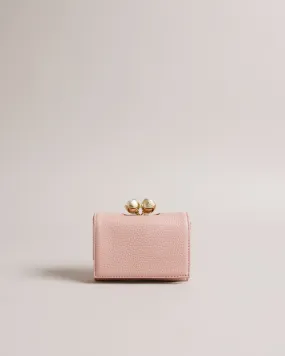 Rosiela Small Crystal Bobble Leather Purse Pl-Pink