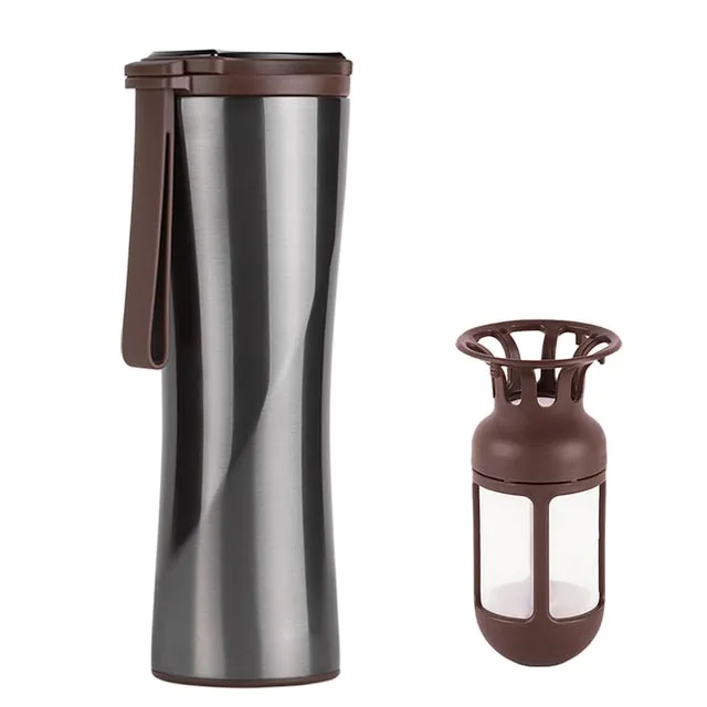 Smart Led Vacuum Coffee Maker Thermos