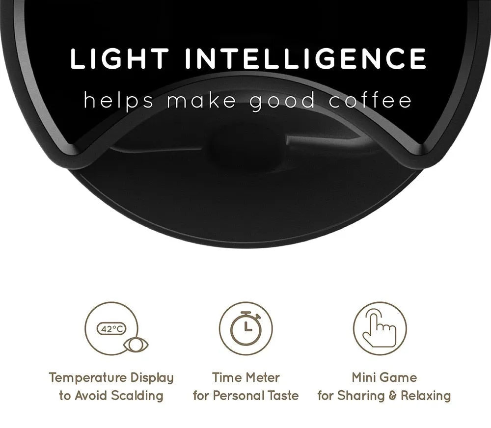 Smart Led Vacuum Coffee Maker Thermos