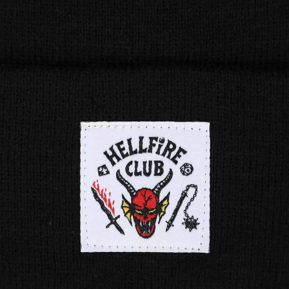 Stranger Things - Hellfire Club Cuff Beanie Hat (Black) - Bioworld