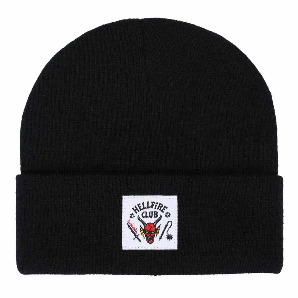 Stranger Things - Hellfire Club Cuff Beanie Hat (Black) - Bioworld