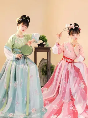 Tang Dynasty Hanfu Women's Dunhuang Summer Ancient Dress