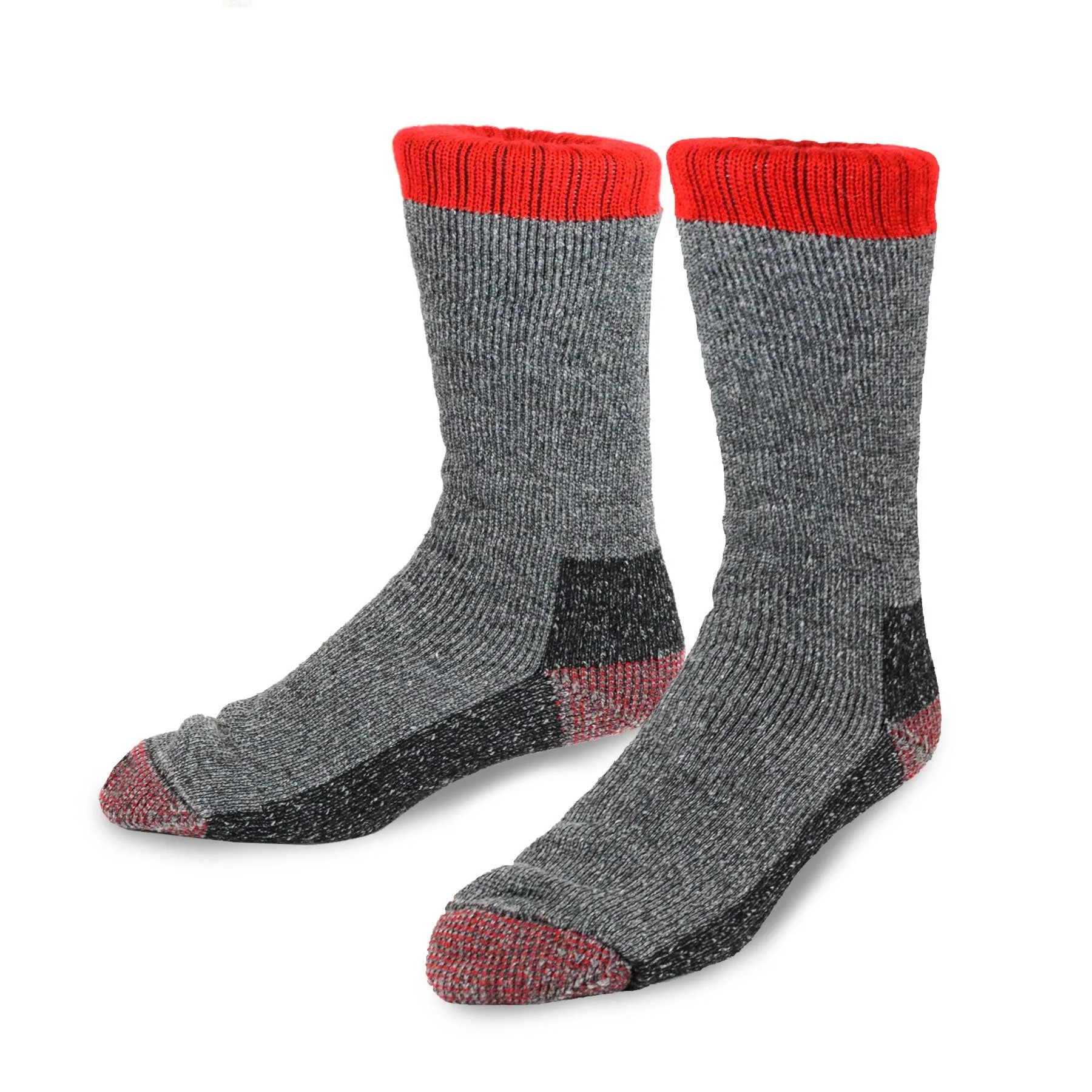 TeeHee Socks Men's Thermal Wool Crew 4-Pack (51078)