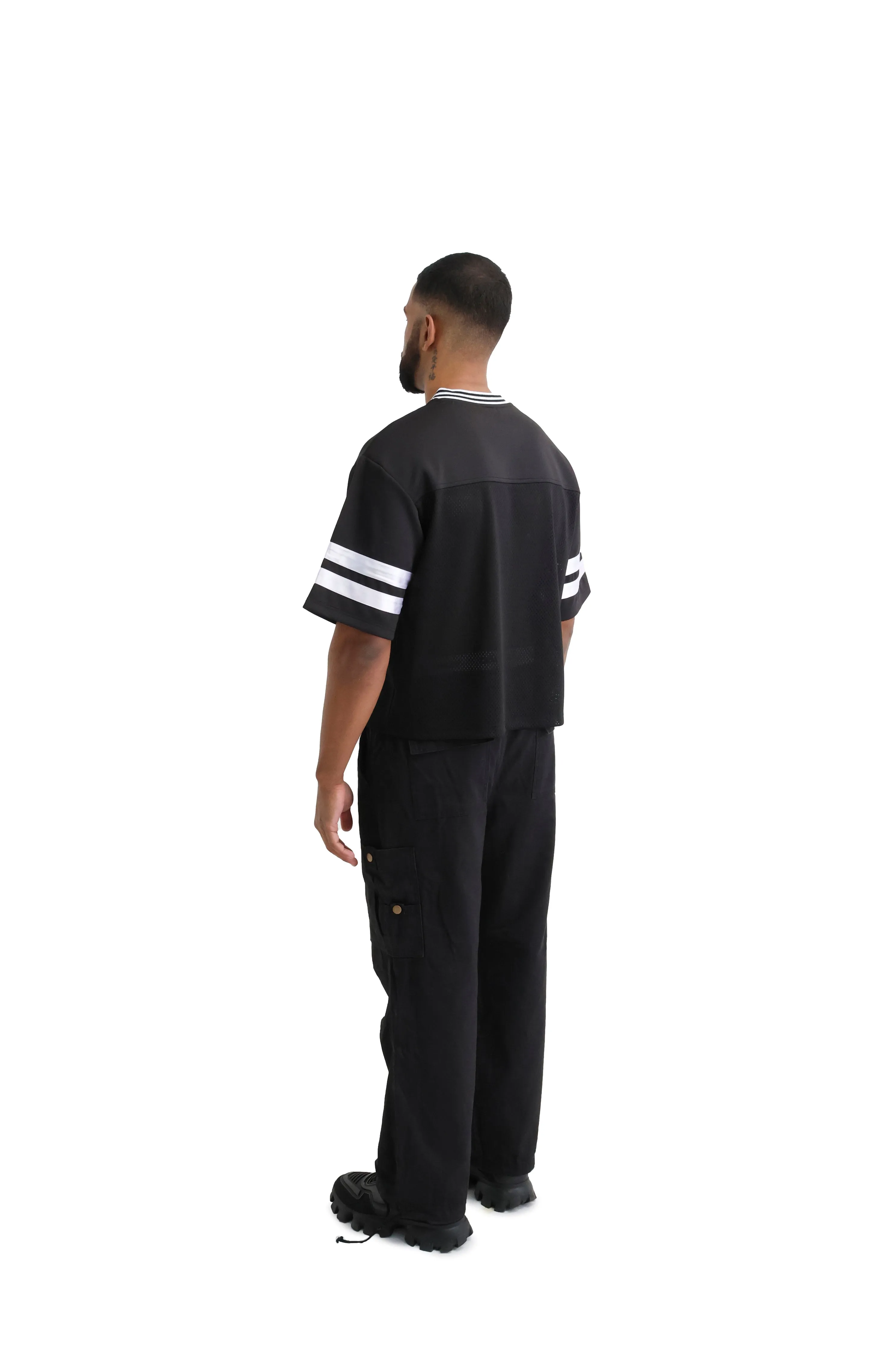 Wide Leg Cargo Trousers