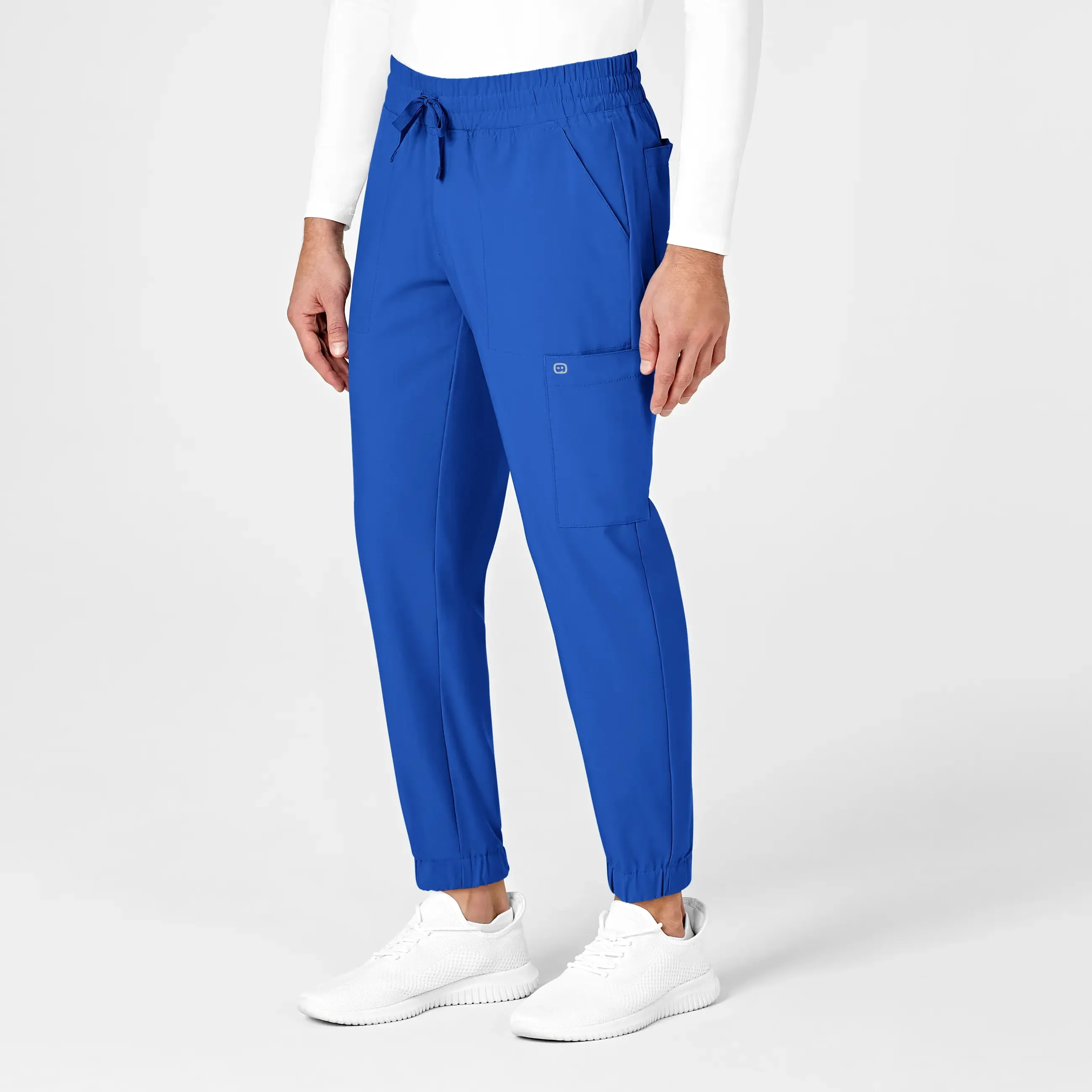 Wink Men's W123 Cargo Jogger Scrub Pant - Royal Blue