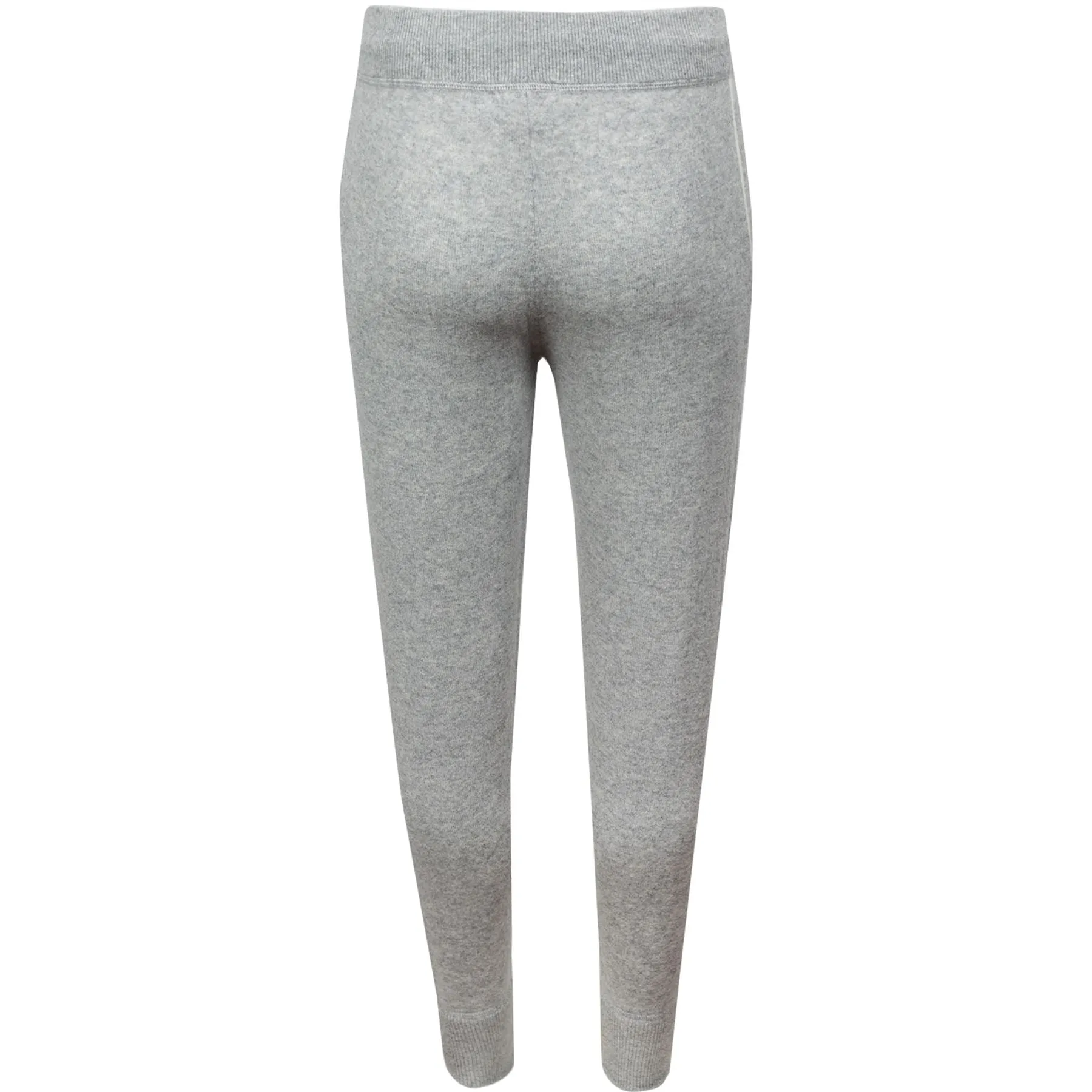 Womens Washable Cashmere Jogger Golf Light Grey Heather/Cream