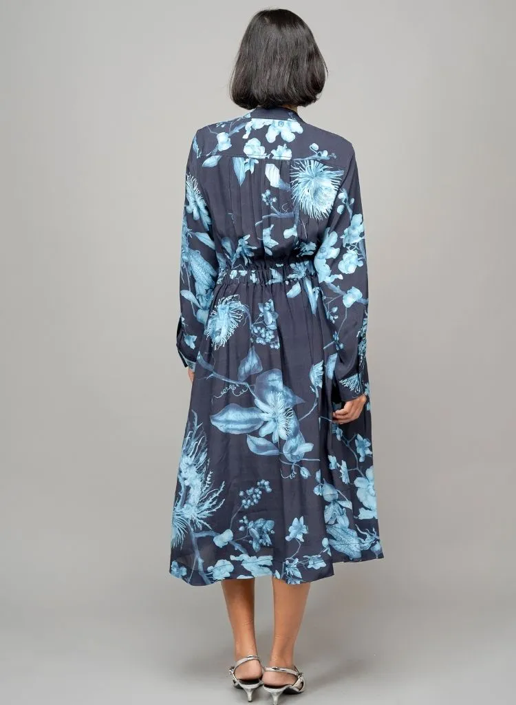 Wrap Garden Print Dress