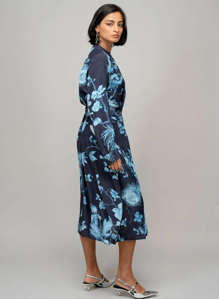 Wrap Garden Print Dress