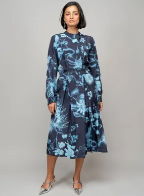 Wrap Garden Print Dress